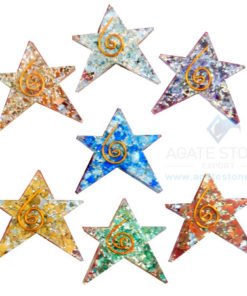 5 Point Star Chakra Orgone Set