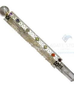 7 Chakra Crystal Quartz Healing Stick
