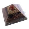 Black Tourmaline Orgone Layer Copper Pyramid With Point