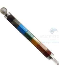 Bonded Faceted Chakra Healing Stick