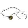 Green Jade Orgone Heart Pendant With Cord