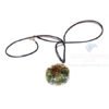 Green Jade Orgone Oval Pendant With Cord