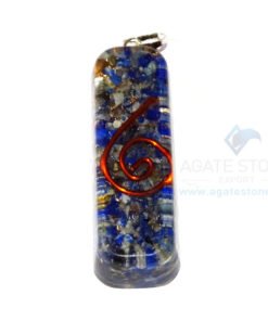Lapis Lazuli Orgone Pipe Pendant