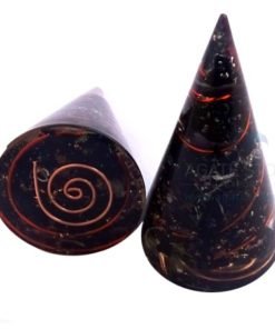 Orgonite Healing Black Tourmaline Cone