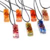 Pipe Chakra Orgone Pendant Set With Cord