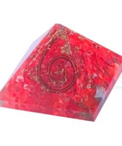 Red Onyx Energy Orgone Baby Pyramid