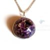 Dome Shaped Amethyst Orgonite Jewellery