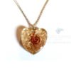 Heart Shaped Crystal Quartz Orgone Jewelry