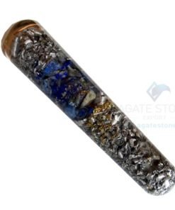 Orgone Lapis Lazuli Smooth Massage wands with Aluminium
