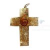 Orgonite Religious Cross Crystal Quartz Pendant