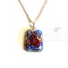 Rounded Square Shaped Lapis Lazuli Orgone Jewelry