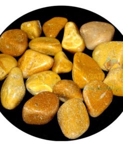 Yellow Jasper Camel Agate Tumbled Stone