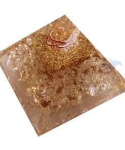 Crystal Quartz Orgone Pyramid with Natural Point