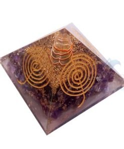 Orgone Amethyst Choko Reiki Pyramid