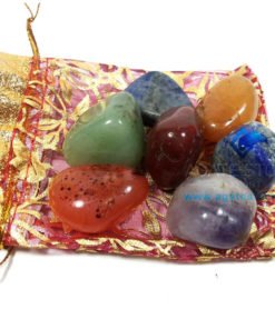 7 Chakra Tumbled Stone with Pouch