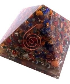 Mix Chakra Orgonite Energy Pyramid