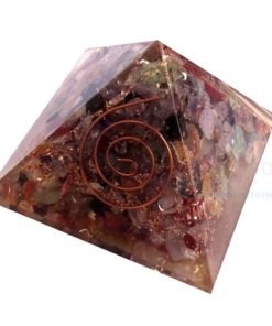 Orgone Energy Mix Healing Gemstone Chakra Pyramid