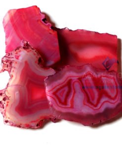 Red Onyx Agate Natural Slices
