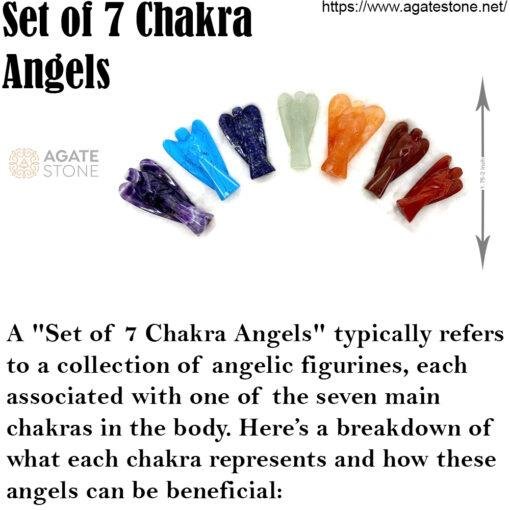 2 Inch 7 Chakra Angel Set for Sale 4