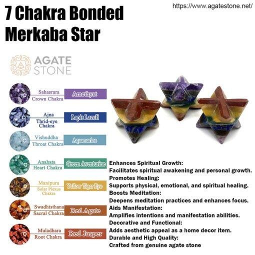 7 Chakra Bonded Merkaba Star 1