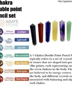 7 Chakra Double Point Pencil Set 1