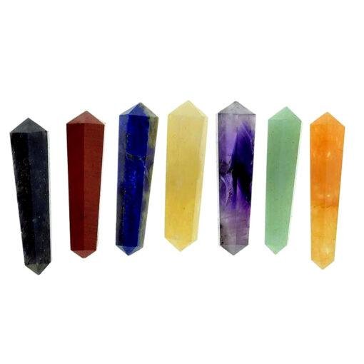 7 Chakra Double Point Pencil Set