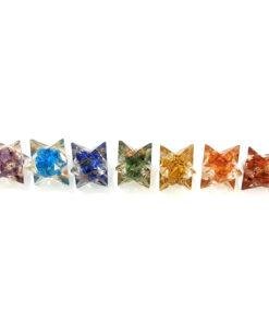 7 Chakra Orgonite Merkaba Star Set 1-1