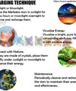 7 Chakra Orgonite Merkaba Star Set 2