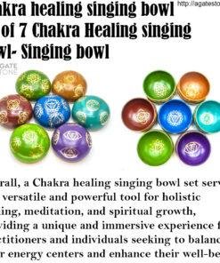 A Set of 7 Chakra Healing Singing Bowls 4