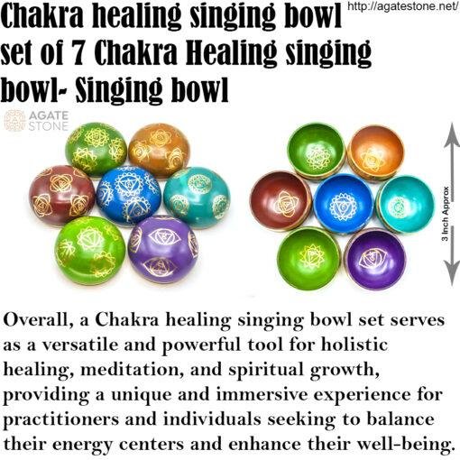 A Set of 7 Chakra Healing Singing Bowls 4