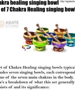 A Set of 7 Chakra Healing Singing Bowls 5