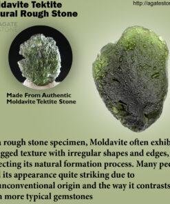 Moldavite Tektite Natural Rough Stone Specimen 1