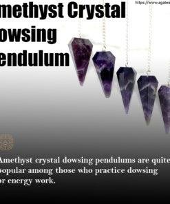 Amethyst Crystal Dowsing Pendulum 1