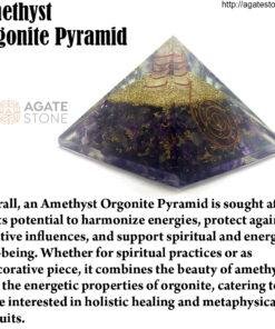 Amethyst Orgonite Pyramid 4