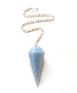 Angelite Gemstone Pendulum