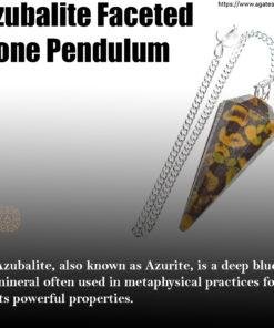 Azubalite Faceted Cone Pendulum 1