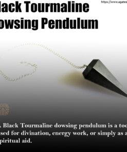 Black Tourmaline Dowsing Pendulum 1