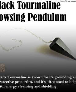 Black Tourmaline Dowsing Pendulum 4