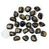 Black Tourmaline Rune Set