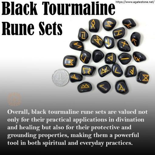 Black Tourmaline Rune Sets 4