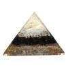 Black Tourmaline & Selenite Orgonite Pyramid