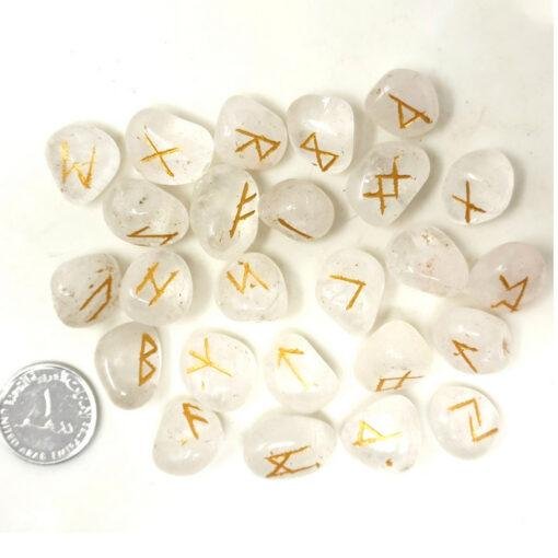 Crystal Quartz Rune Set