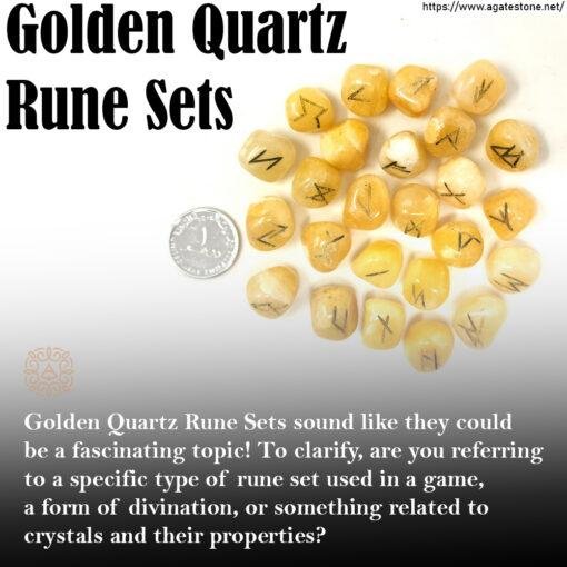 Golden Quartz Rune Set 4