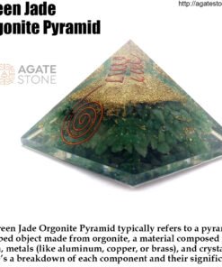 Green Jade Orgonite Pyramid 1