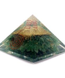 Green Jade Orgonite Pyramid