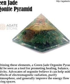 Green Jade Orgonite Pyramid 4