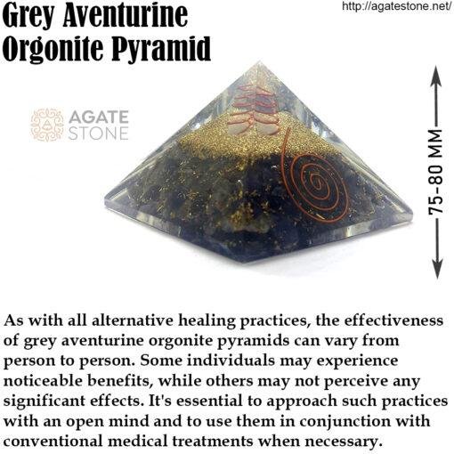 Grey Aventurine Orgonite Pyramid 4