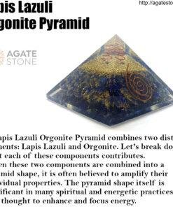 Lapis Lazuli Orgonite Pyramid 1