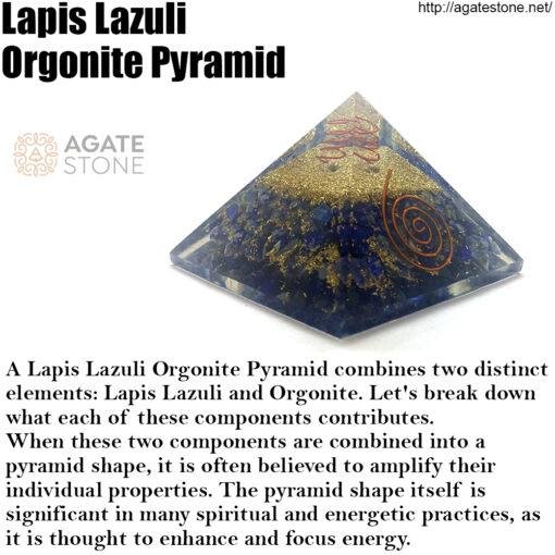 Lapis Lazuli Orgonite Pyramid 1