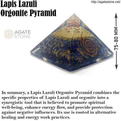 Lapis Lazuli Orgonite Pyramid 4